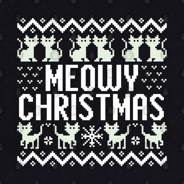 Meowy Christmas by DetourShirts